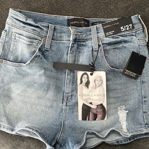 High rise jean shorts-new!
